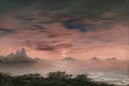 Guérard, Eugène von - Umkreis: Sonnenaufgang über den Sarah Anne Rocks an der Westküste...