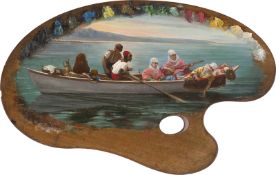 Bridgman, Frederic Arthur: Morgen auf dem Bosporus