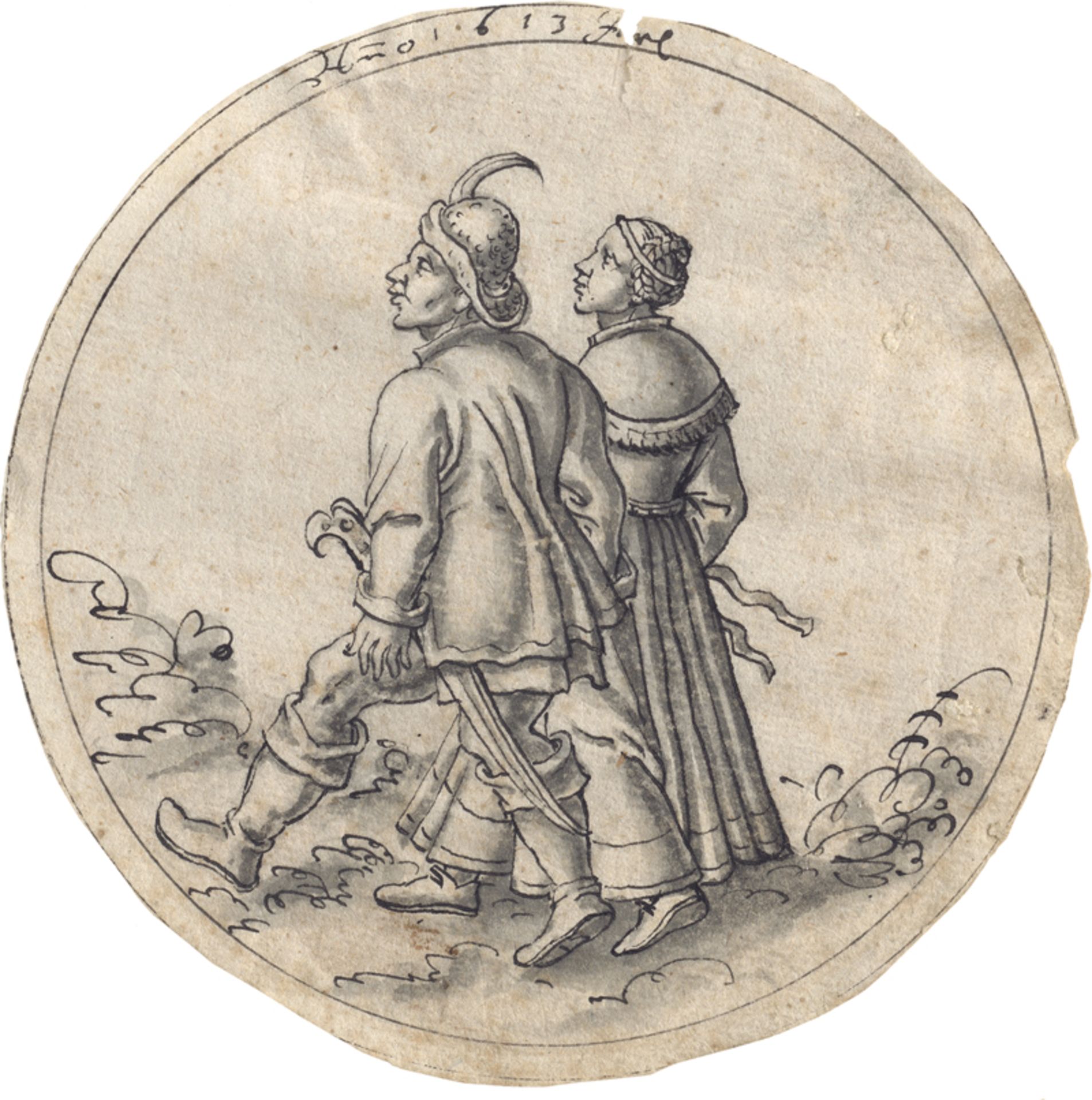 Nürnberg: 1613. Bauernpaar