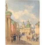 Alt, Franz: Straße am Elias-Tor (Ilinsky Vorota) in Moskau