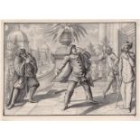 Schübler, Johann Jakob: Drei Szenen aus der Commedia dell'Arte