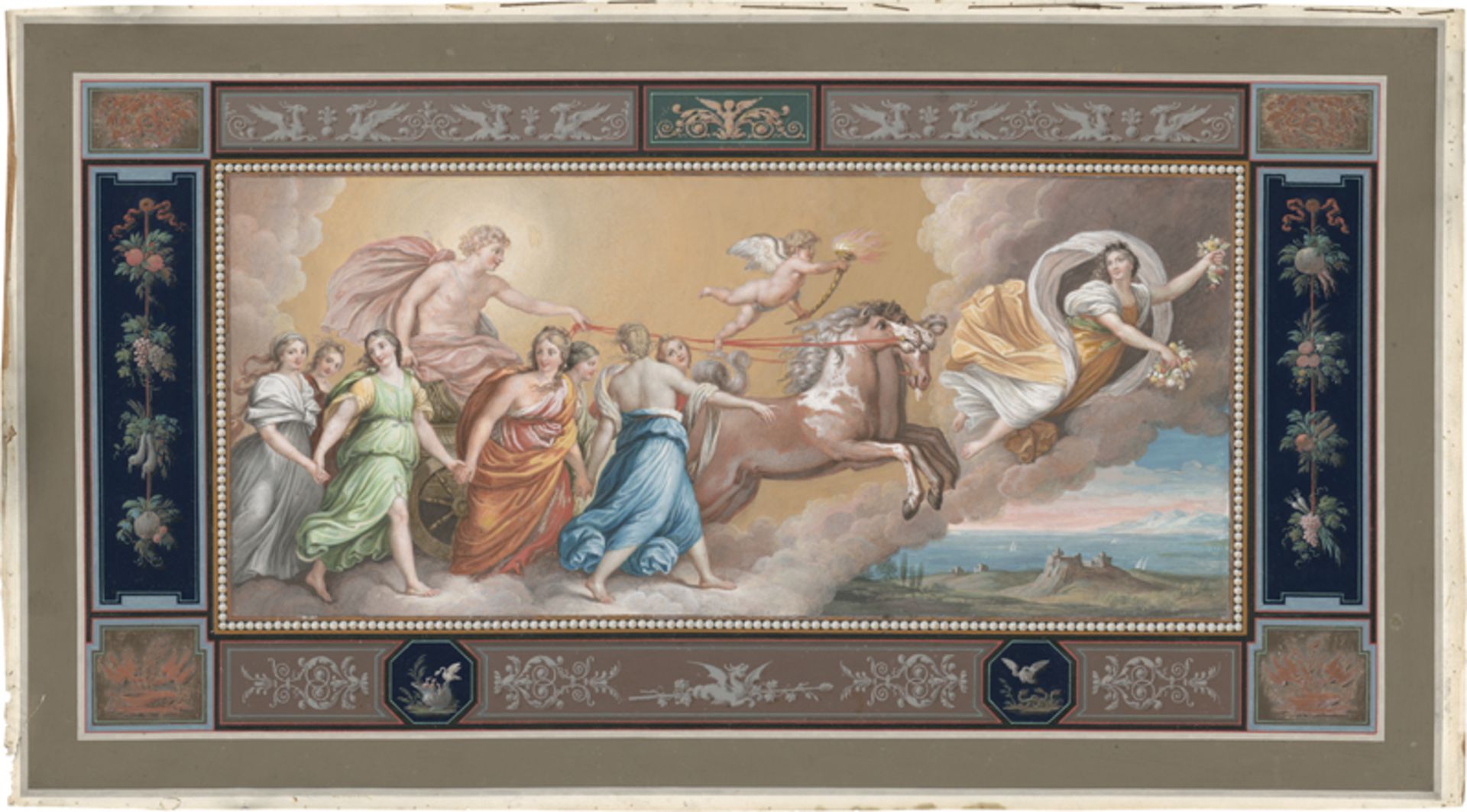 Französisch: um 1820. Zug der Aurora