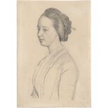 Wasmann, Friedrich: Portrait einer jungen Frau mit Flechtfrisur