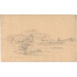Pose, Eduard Wilhelm: Blick auf den Monte Pellegrino bei Palermo