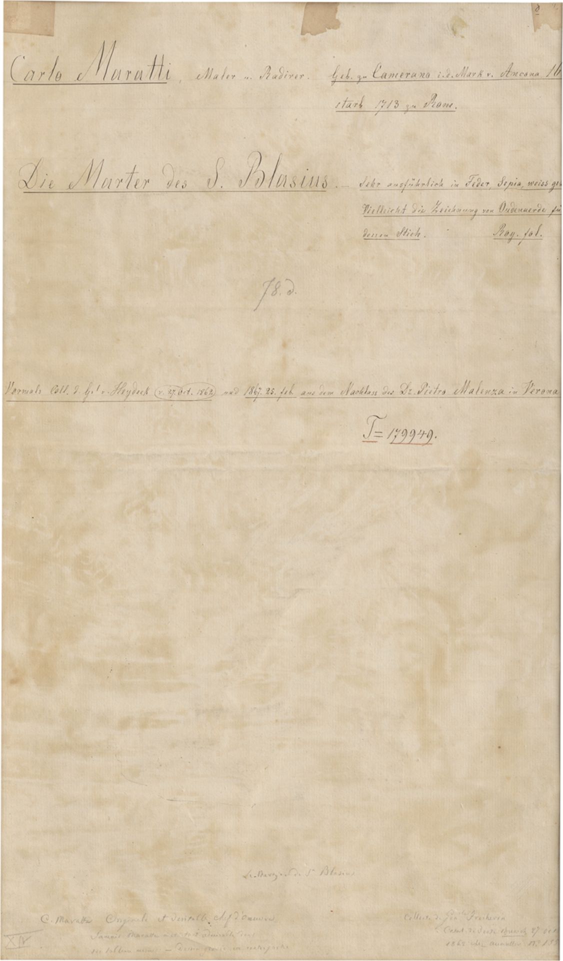 Audenaerde, Robert van - zugeschrie...: Das Martyrium des hl. Blasius mit der Vision der Apotheo... - Bild 2 aus 2
