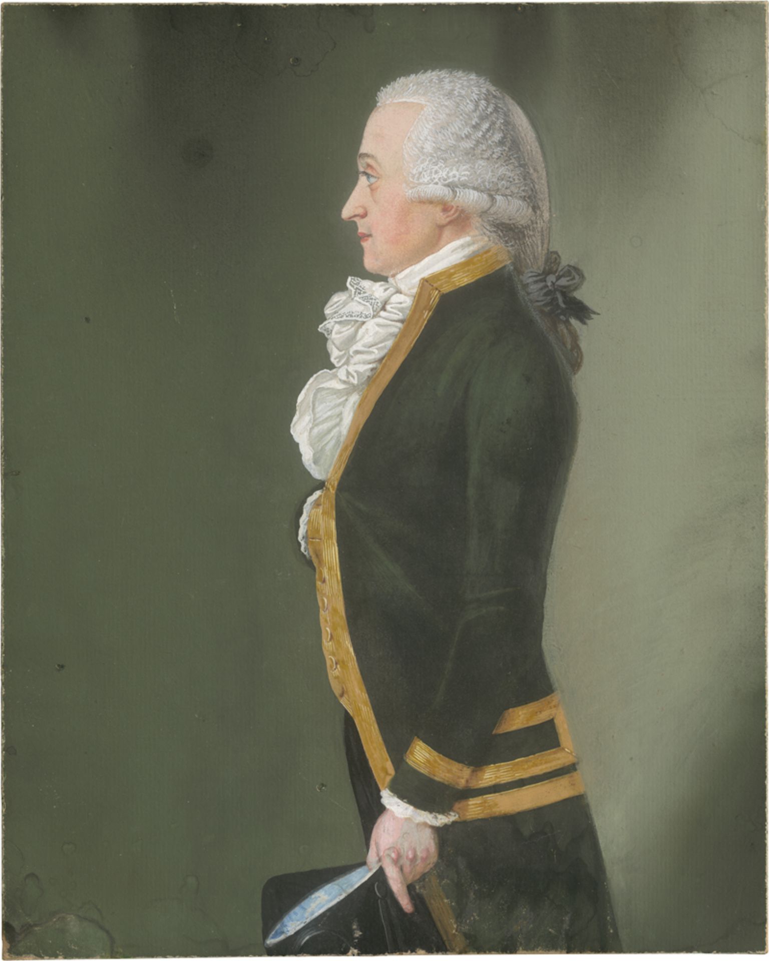 Reinhold, Johann Friedrich Leberech...: Bildnis eines Mannes im grünen Rock. 
