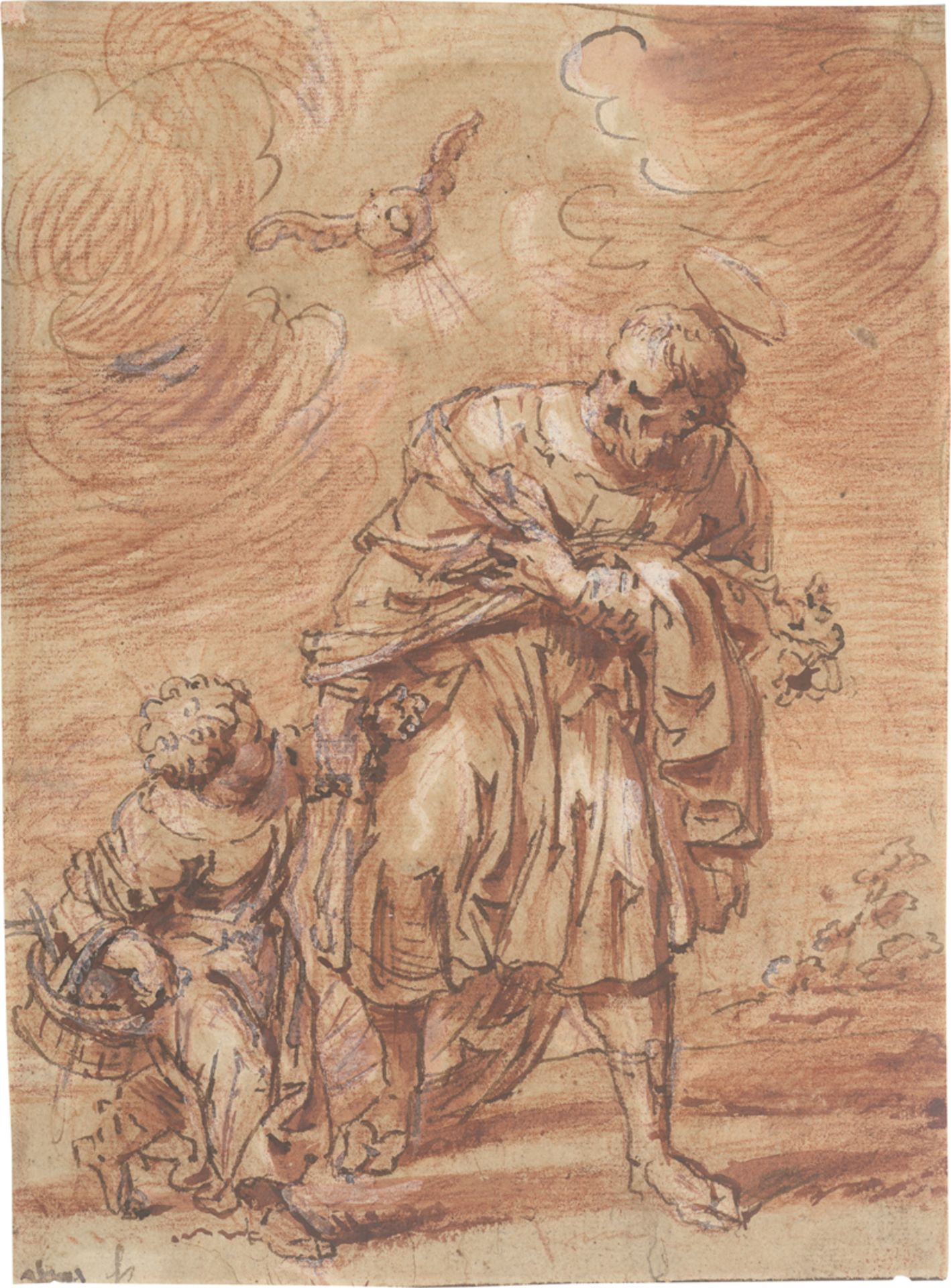 Niederländisch: 17. oder 18. Jh. Abraham und Isaak