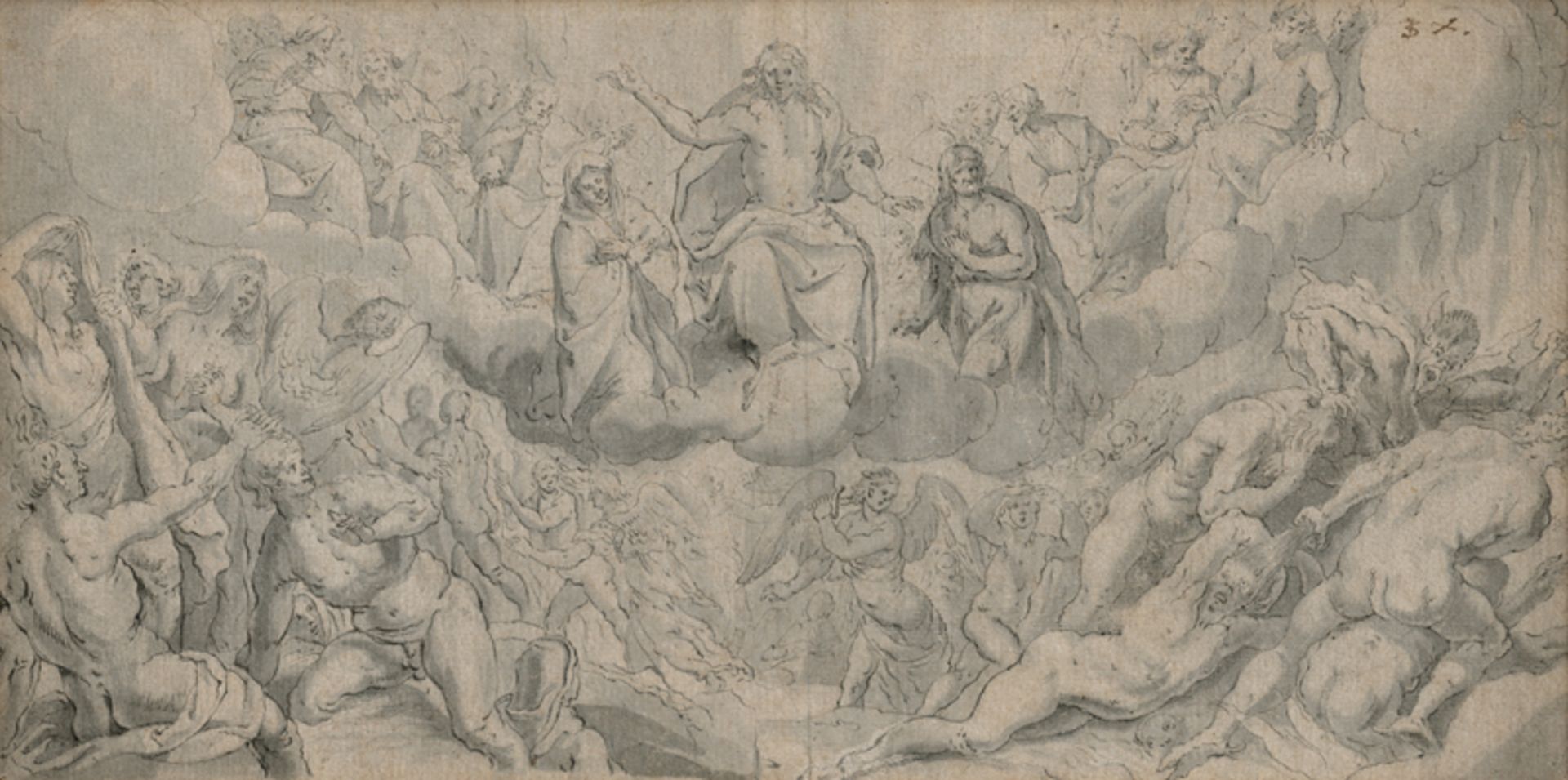 Süddeutsch: um 1610. Das jüngste Gericht