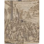 Süddeutsch: um 1590. Moses nimmt Abschied von Jethro