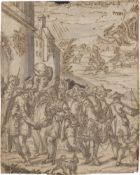 Süddeutsch: um 1590. Moses nimmt Abschied von Jethro