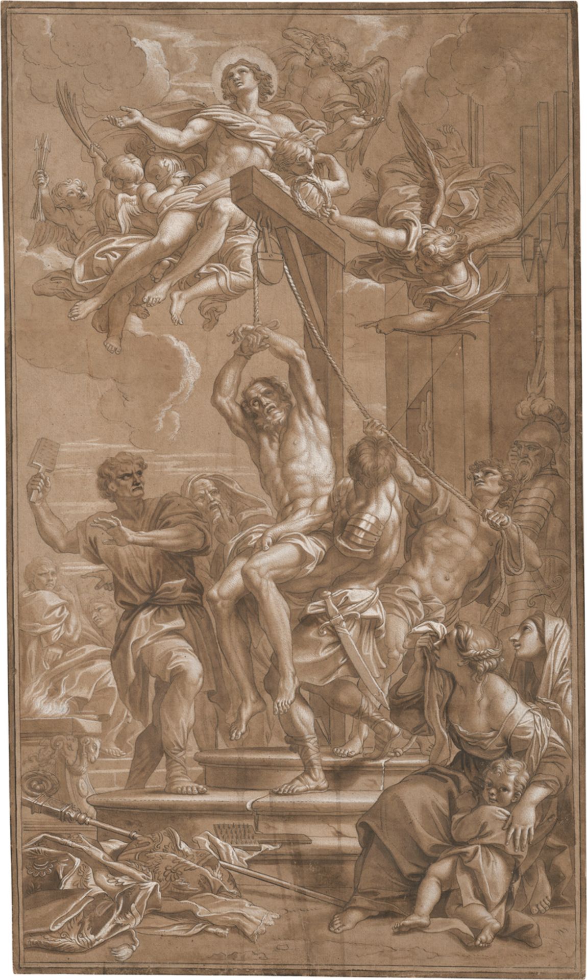 Audenaerde, Robert van - zugeschrie...: Das Martyrium des hl. Blasius mit der Vision der Apotheo...