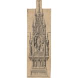 Niessen, Wilhelm Joseph: Genehmigter Entwurf für den Marien-Altar in der Arco-Kap...