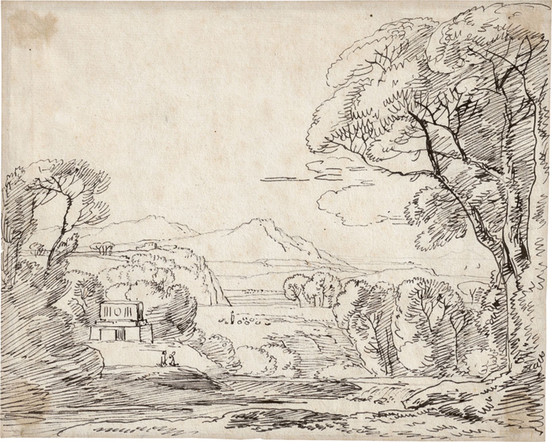 Kobell, Franz: Ideale südliche Küstenlandschaft