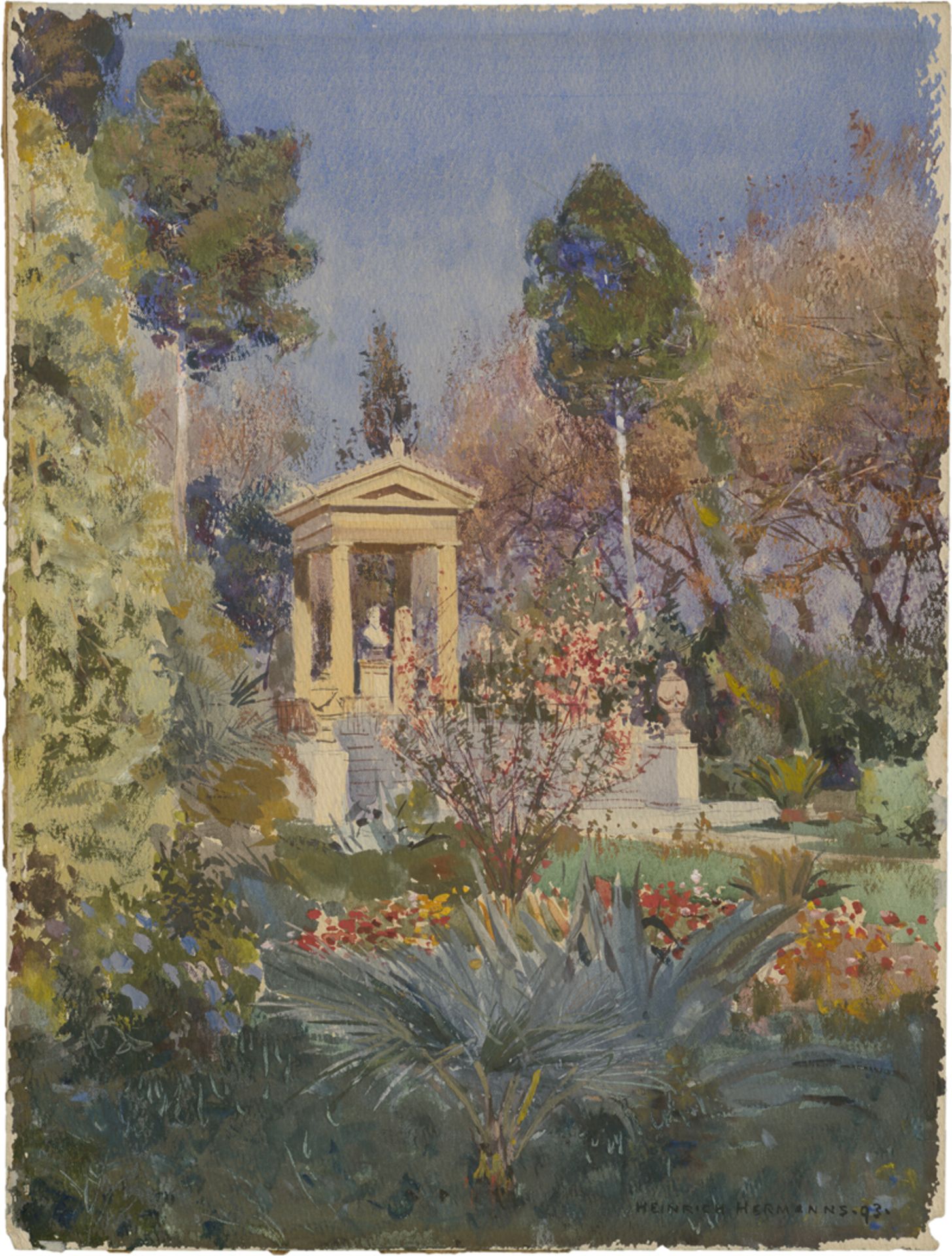 Hermanns, Heinrich: Mediterraner Sommergarten