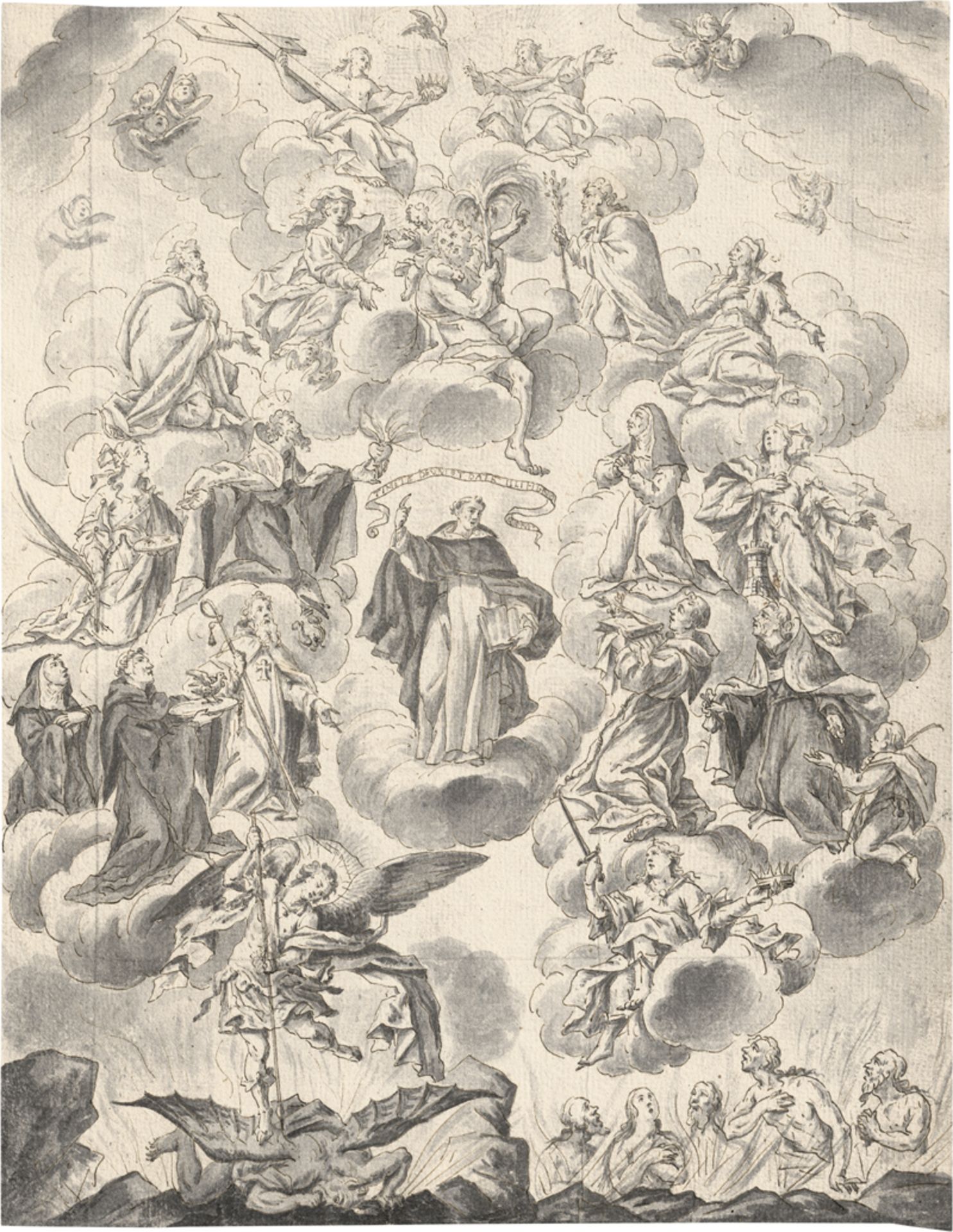 Portaña, Vicente López - zugeschrie...: Himmelfahrt des San Vicente Ferrer