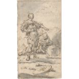 Italienisch: 17. Jh. Zwei römische Soldaten