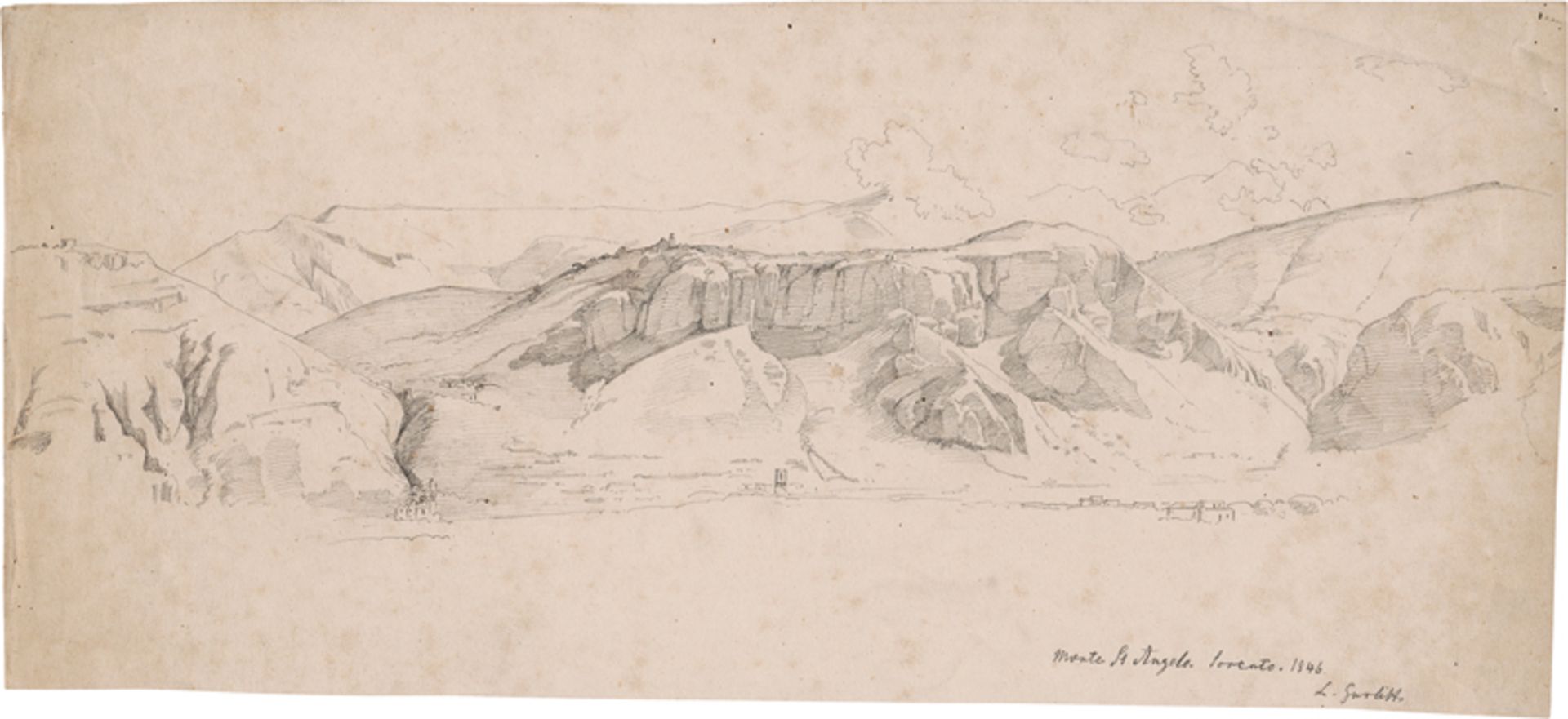 Gurlitt, Louis: Monte Sant Angelo bei Sorrent