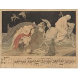 Max, Gabriel Cornelius von: Illustration zu Mendelssohns "Lieder Ohne Worte": Der To...