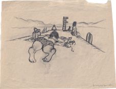 Rainer, Arnulf: Sommerfreuden (Am Badesteg)