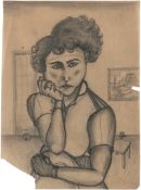 Rainer, Arnulf: Bildnis Maria Lassnig