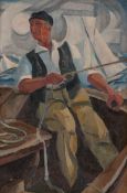 Melzer, Moriz: Segelnder Fischer