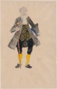 Pankok, Bernhard: Figurine zu Don Curzio aus Mozarts "Le nozze di Figaro"