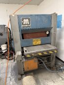 RAMCO Industrial Wide Belt Sander Sheet Metal Deburring Conveyor Feed