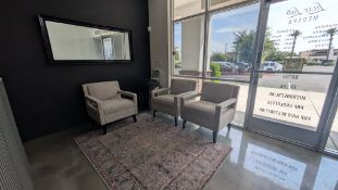 MedSpa Fixtures & Furniture Lot - Cabinets, Chairs, Storage & More