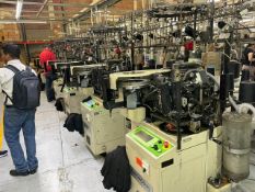 Lot of 5 Sangiacomo 4100 LinToe Sock Knitting Machine – 4" – 108 Needle