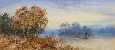 Bernard Lewis (British, fl 1830-1910) - 'A bit of Warwickshire'