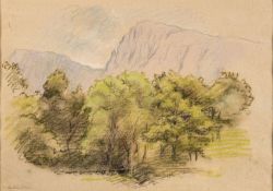 William Linnell (British, 1826-1906) - 'Cader Idris,