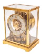Jaeger-LeCoulte Atmos mantel clock the movement stamped to the front Atmos, Jaeger-LeCoultre, Swiss,