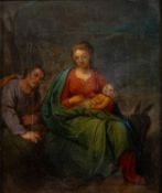 19th Century in the Italian 17th Century manner - Mary, child,