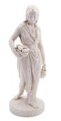 A Copeland Parian figure of 'the Indian Girl' after C. Cumberworth, circa 1890