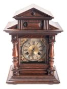 Junghans, a German oak mantel clock