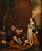 19th Century copyist after the original by Gabriel Metsu (Dutch,
