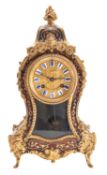 Japy Frères, Paris a tortoiseshell boulle mantel clock