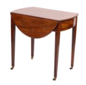 A George III mahogany Pembroke table,