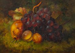 G Spencer (Late 19th Century British school) - Still life study of fruit - Oil on canvas
