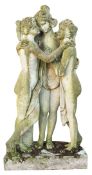 After Antonio Canova (1757 - 1822), a resin model of the Three Graces,