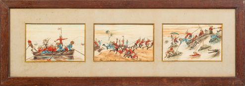 Late 19th / early 20th Century school in the manner of Ernest Griset (French 1842-1907)