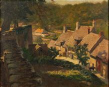 Jacques Weismann (French, 1878-1962) - Country cottages - Oil on board - 29.5 x 36.5cm, 41.5 x 48.