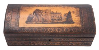A Victorian Tunbridgeware box,
