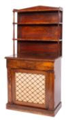 A Regency rosewood side cabinet,