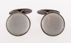 Einar Modahl, a pair of Norwegian enamel and silver cufflink's,