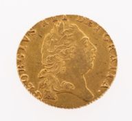 A George III 1798 Spade Guinea, 8.5grams.