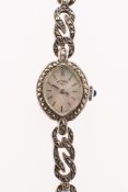 Rotary, a lady's silver cocktail watch,