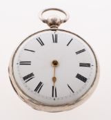 Litherland & Co, Liverpool, 3268 an open-faced silver pocket watch,