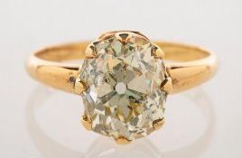 An antique diamond ring, (possibly late Victorian/early Edwardian),