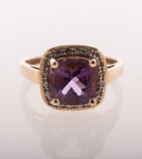 A group of four dress rings,